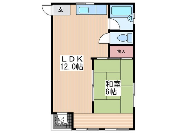 上竹ビルの物件間取画像